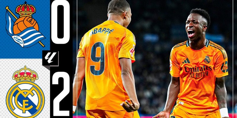 Kèo Châu Á Trận Real Madrid vs Real Sociedad 25/5/2025 07h00 1 Real Madrid vs Real Sociedad
